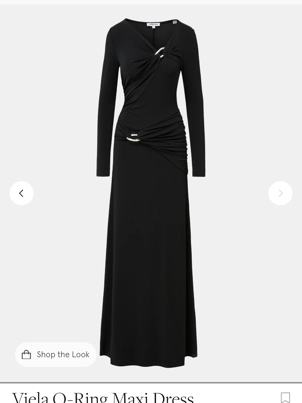 Veronica Beard Viela O-Ring Maxi Dress, size S, NWT